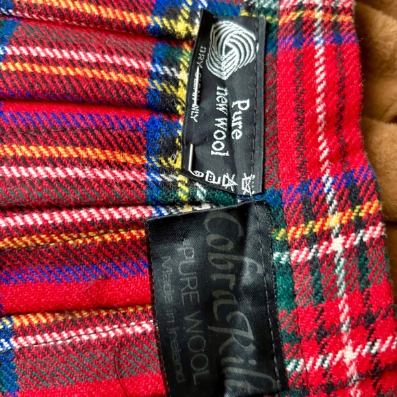 Women's Red Tartan Midi Wrap Skirt - Classic Plaid - Picture 10 of 15